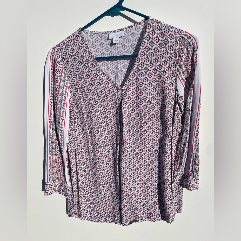 J.jill women’s top xs rayon 3/4 sleeve